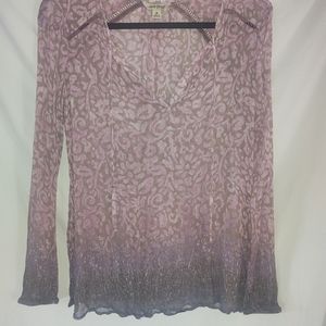 Lucky Brand Sheer Top